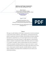 PD Iplomacy and Strategic Communication Imported Norms (2005)