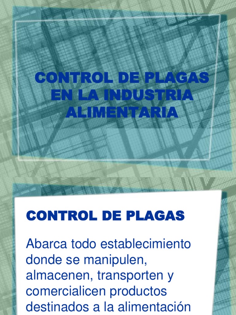 Control de Plagas en la Industria Alimentaria | PDF | Roedor | Plaga ...