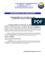 21 de Abril - Informação ASPP-PSP