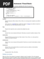 If... Then... Else Statement (Visual Basic) : Condition