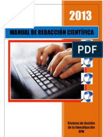 2013 MANUAL DE REDACCIÓN