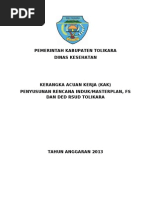 Download KERANGKA ACUAN KERJA KAKPENYUSUNAN RENCANA INDUKMASTERPLAN FS DAN DED RSUD TOLIKARA by Tiar Pandapotan Purba SN143871127 doc pdf