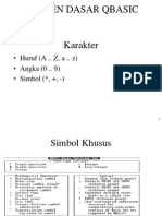 Elemen Dasar QBasic 1 Klas Pagi