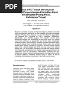 Download 013 1sadik Swot by Yuda Anggara SN143875800 doc pdf