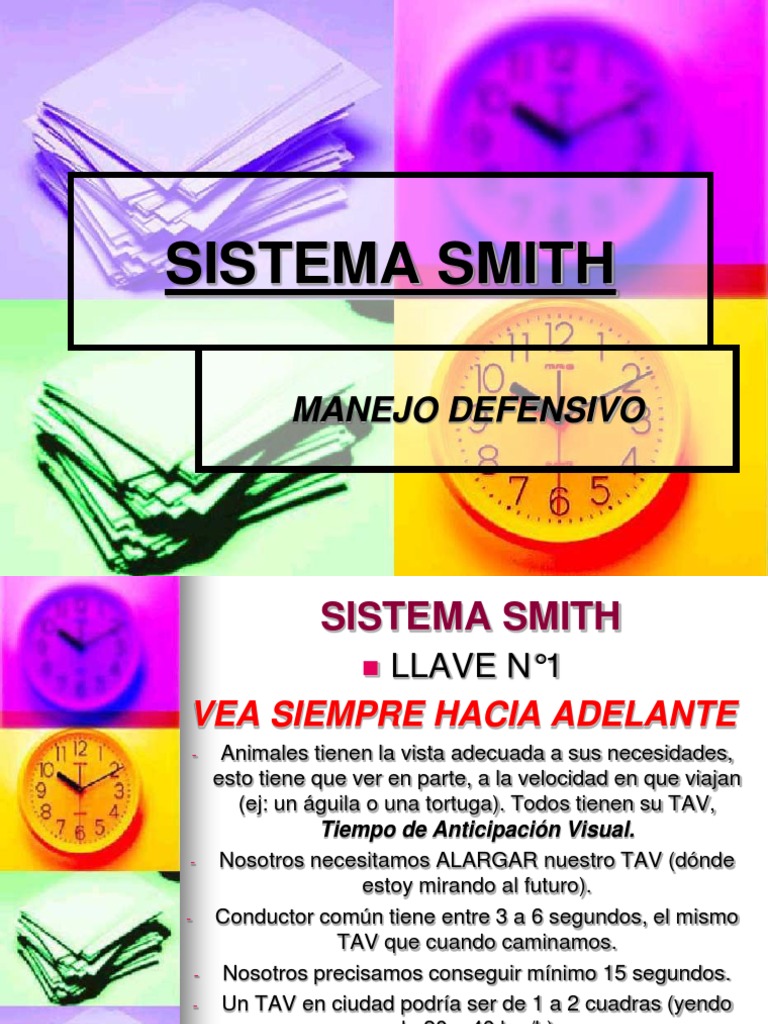 Sistema Smith Resumen | PDF | Percepción visual | Semáforo