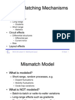 Device matching mechanisms and layout techniques