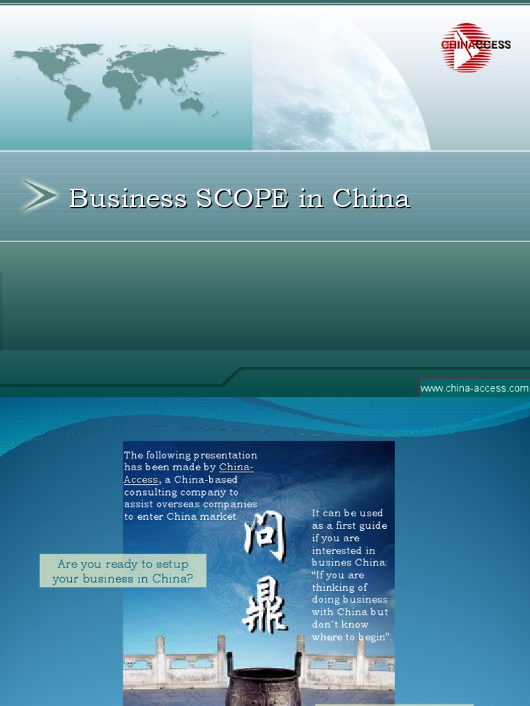 Business Opportunities in China | PDF | Joint Venture | China