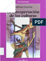 Clifford Geertz - La Interpretacion de Las Culturas[1]