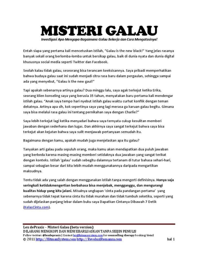 Misteri Galau Pdf