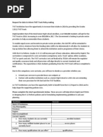 Request For Data To Inform TVET Track Policy Making: Questions Answers