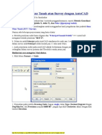 Aplikasi IUT Atau Survey DG AutoCAD