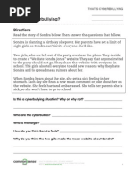 Download Common Sense Media -  Whats Cyberbullying by secnist SN143913623 doc pdf