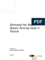 Hot Water Running Costs Victoria 2008 V2