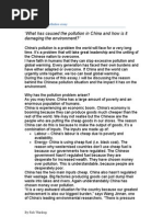 Download China Pollution Essay by rwardrop SN14392013 doc pdf