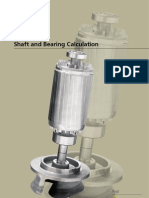 Shaft bearing calculations