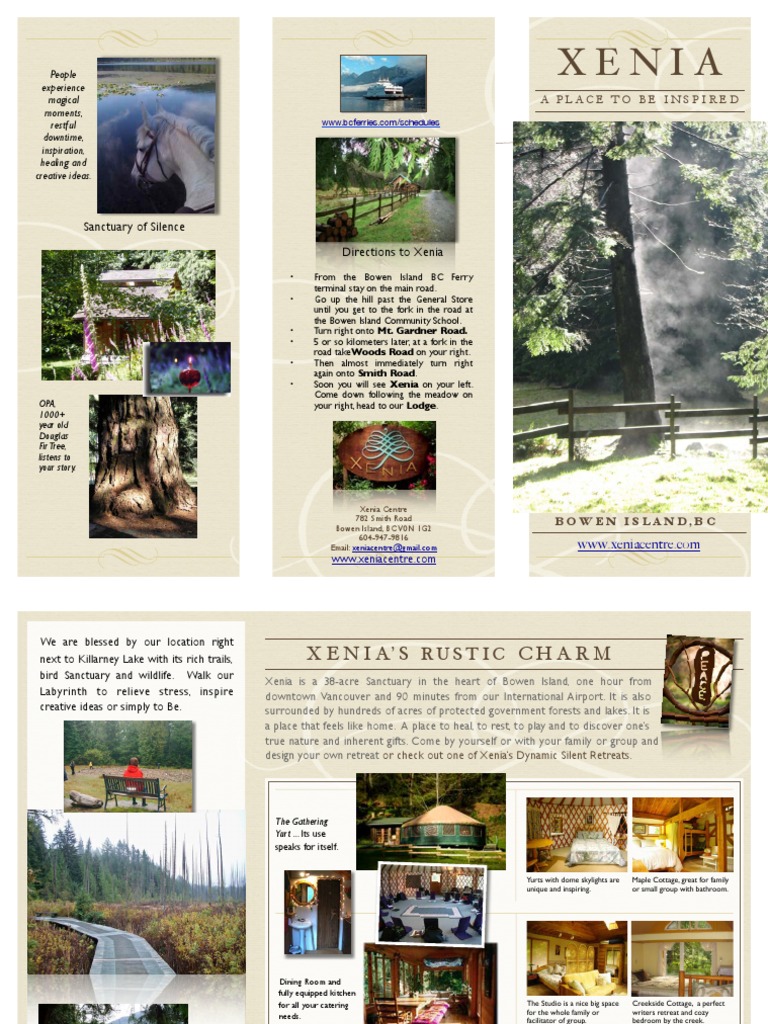 Xenia Sanctuary of Silence Directions To Xenia PDF