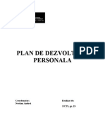 Plan de Dezvoltare Personala