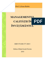 Managementul Calitatii Barbu Liliana