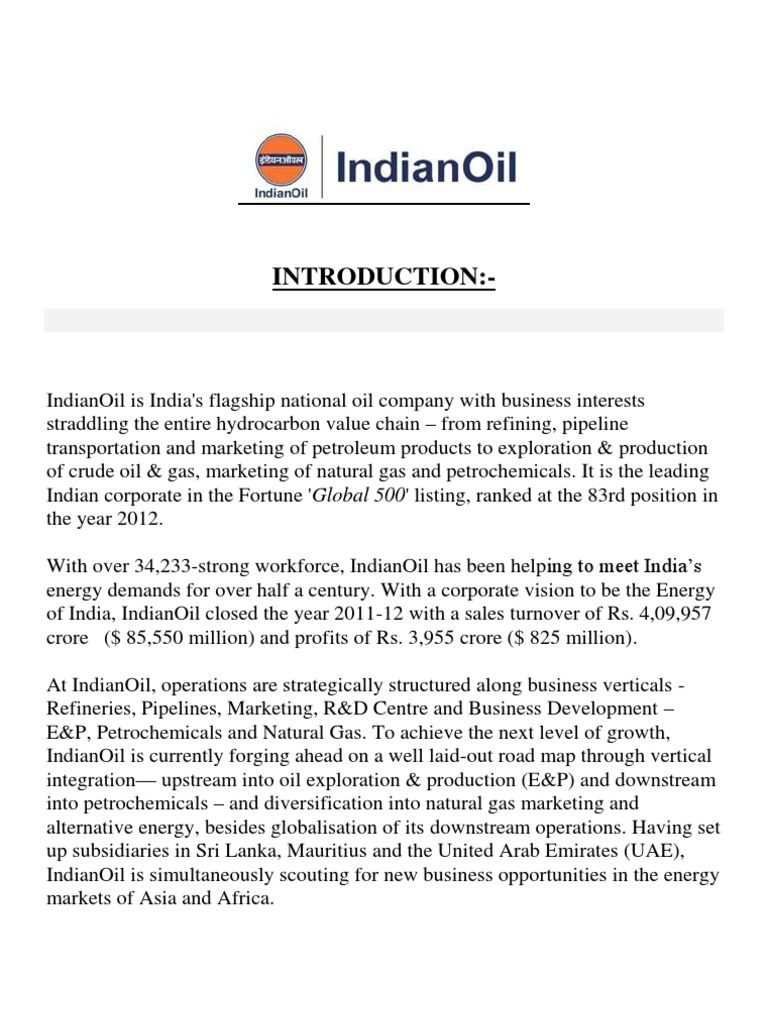 Promotion Policy of Indian Oil Corporation Ltd