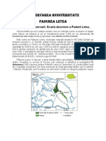 Conservarea Biodiversitatii-Padurea Letea