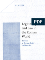Legitimacy and Law in Roman World