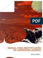 Manual Para Identificacion de Carnivoros Andinos