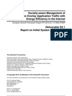 Deliverable D3.1 Report on Initial System Architecture
