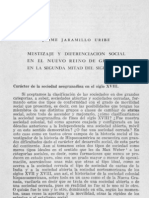 Jaramillo, Jaime. Mestizaje y diferenciación social en el Nuevo Reino de Granada.pdf