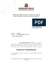 Petição - Pedido de Providências - Violência Contra Preso