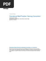 TR-4158-0413 Operational Best Practice Naming Convention