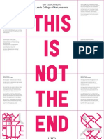 This IS NOT THE END: Leeds College of Art Presents