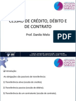 Aula 07 Cessao de Credito Debito e de Contrato