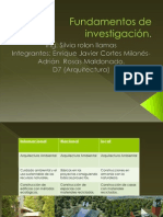 Fundamentos de Investigación - Contexto Internacional, Nacional y Local