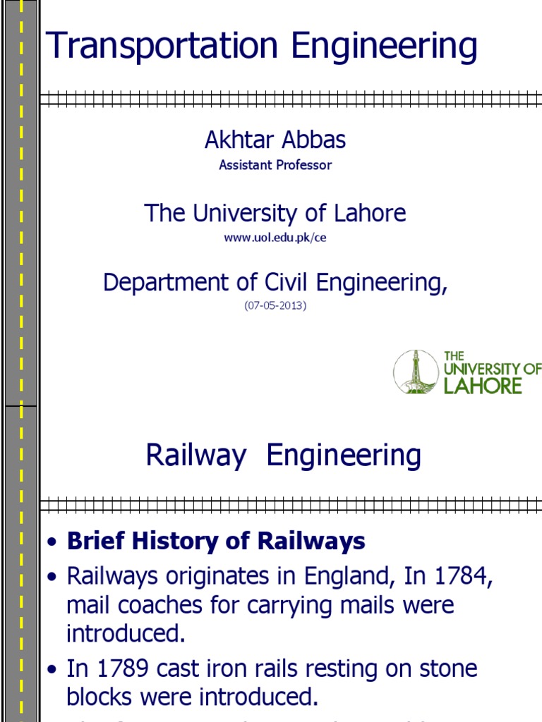 Railway Track Engineering 1 PDF Track (Rail Transport) Track Gauge