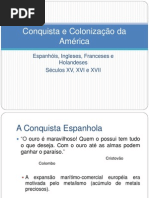 Conquista e Colonização da América