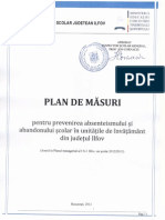 PLAN de MASURI - Prevenire Absenteism Si Abandon Scolar