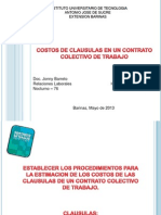 Diapositivas de Relaciones Laborales. Clausulas