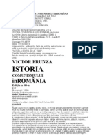 Victor Frunza) Istoria Comunismului in Romania - Biblioteca I