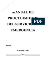 Manual de Emergencia