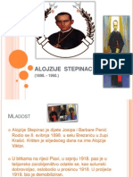 ALOJZIJE STEPINAC Prezentacija 