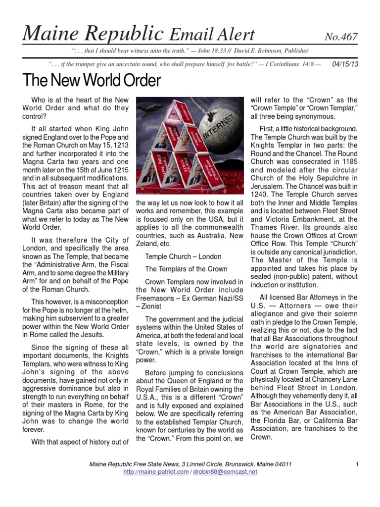 467 - The New World Order | PDF