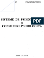 Irina Holdevici Valentina Neacsu Sisteme de Psihoterapie Si Consiliere Psihologica