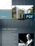 Casa VI de Eisenman, una escultura arquitectónica