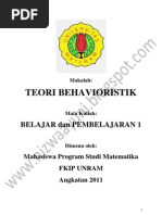 Download TEORI BEHAVIORISTIK by Nizwa Ayuni SN144000914 doc pdf