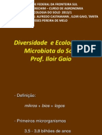 Aula 1 Diversidade e Ecologia Da Microbiota Do Solo I