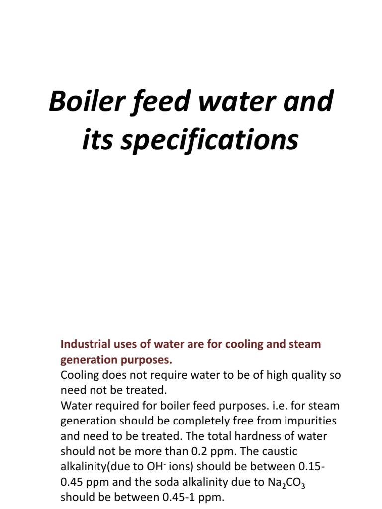 Boiler Feed Water Treatment Guidelines | PDF | Ion Exchange | Zeolite