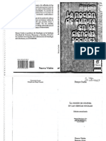 20330626 Cuche Denys La Nocion de Cultura en Las Ciencias Sociales 1966