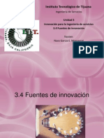 Fuentes de innovación para ingeniería de servicios