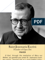 Saint Josemaría Escrivá: Founder of Opus Dei