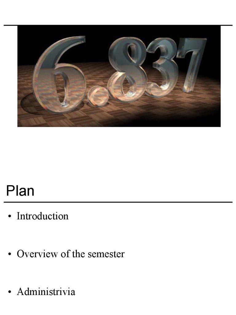 6.837 Introduction To Computer Graphics | PDF